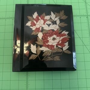Vintage photo album holds 48  3.5x5 pictures Hard Cover Floral 70's 80's